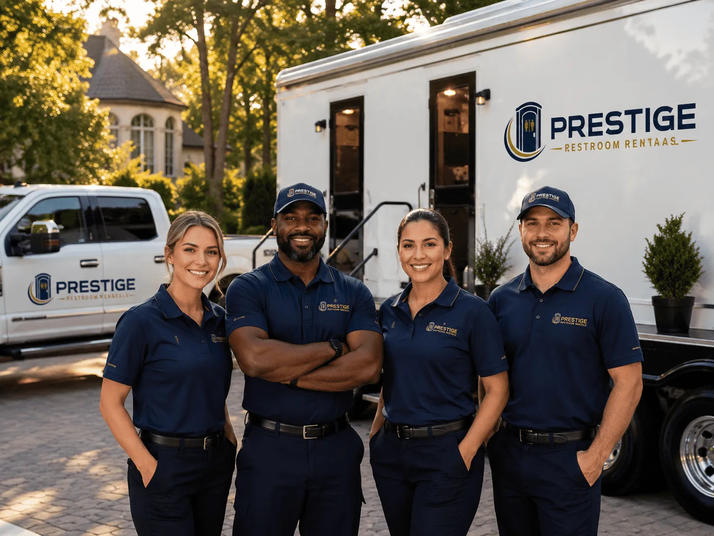 Trusted Luxury Portable Restrooms company in Brashear, TX